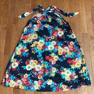 Below the knee floral dress